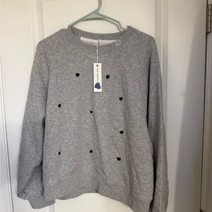 Just Madison Embroidered  Sweatshirt - Women